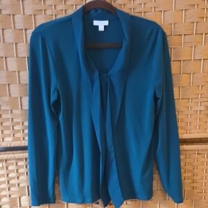 Charter Club Teal Blouse